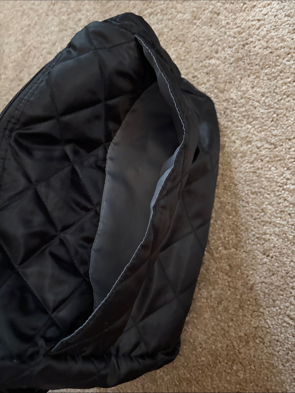 Kavu Black Quilted Crossbody with Braided Strap - Picture 3 of 6